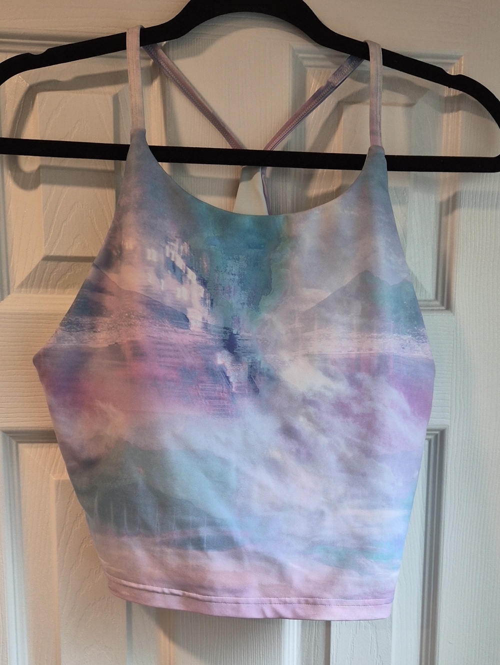 Old Navy Large Powersoft Built In Bra Top In Tie-Dye